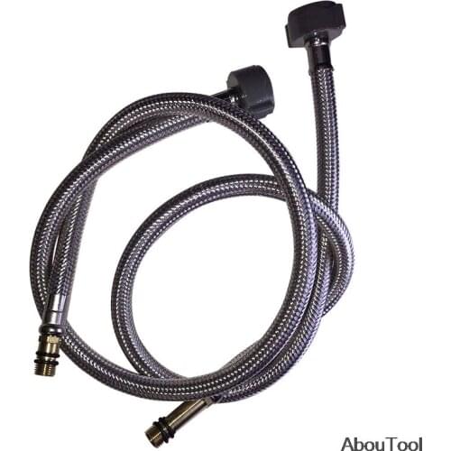 Shower Water Inlet Hose Alloy Wire Braided Pipe Water Heater Metal Hose Nylon Tube Cap Copper Hose 35mm Batchroom Accessories