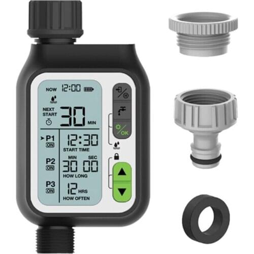 Sprinkler Water Timer Garden Outdoor Automatic Electronic Watering System Waterproof Digital Irrigation for Lawns Pool