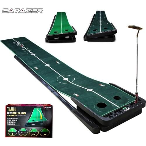 Outdoor Golf Game Golf Swing Trainer Putting Exerciser Adjustable Slope Multifunctional Widened Version of Exercise Mat