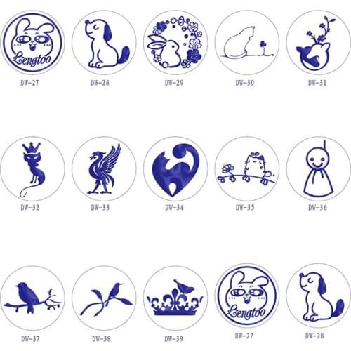 Animal Bird Stamp Head Custom DIY Dog Rabbit Heads Round Wax Seal Stamps Postage Journal Wedding Date Arts Gifts Envelope Tools