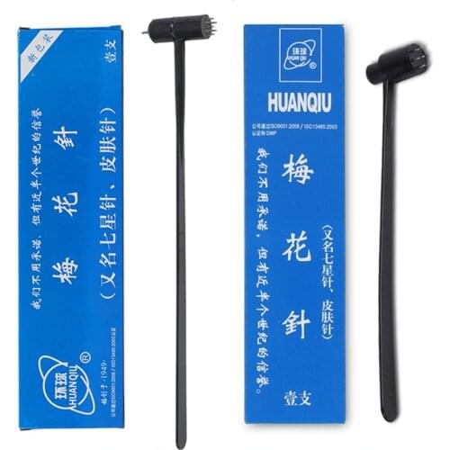 1pc Plum needle dysmenorrhea insomnia Sterile seven star therapy Relieve plum blossom skin needles with double heads