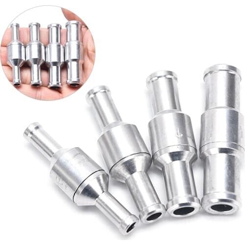 1pc One Way 6/8/10/12mm 4 Size Non Return Check Valve One Way Fit Carburettor Valves Aluminium Alloy Fuel