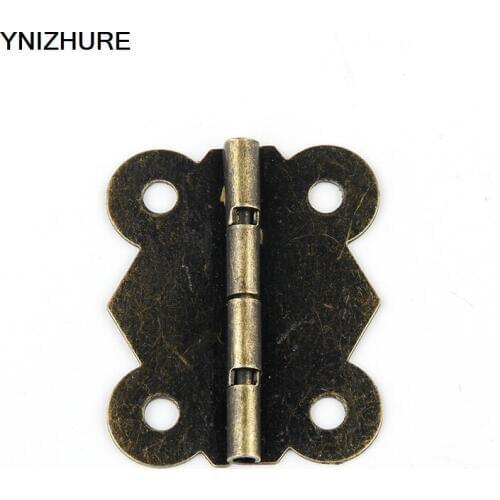 30pcs 33*40mm 50Pcs Bronze Tone Metal Hinge,Cabinet Door Hinge 4 Holes Butterfly Antique,Vintage Butterfly Hinge With Screws