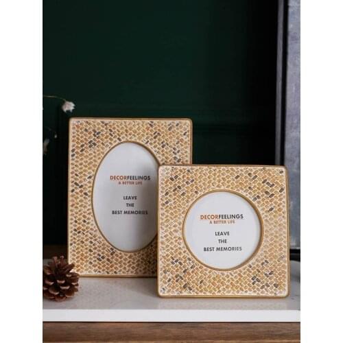 6 Inch Modern New Chinese Creative Light Luxury Photo Frame Living Room Ornaments