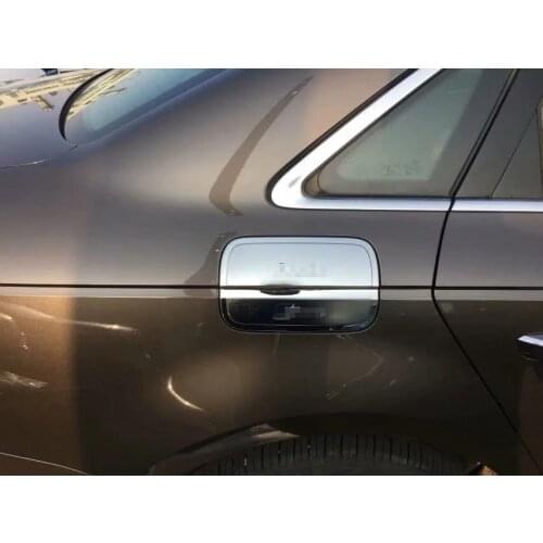 ABS Chrome Oil Cap Fuel Tank Cap Cover Stickers Sequined Decoration For Audi A4L Car Accessories