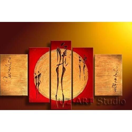 Abstract Group paintings,home supplies,decoration,handicraft,gift,painting of house GP34