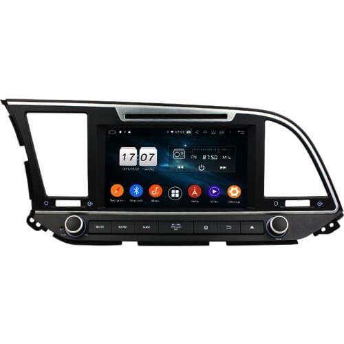 8" Android 9.0 Car Multimedia Player For Hyundai Elantra 2016-2018 LHD DVD Player Car Audio 8 Core Stereo Navigation Radio DSP
