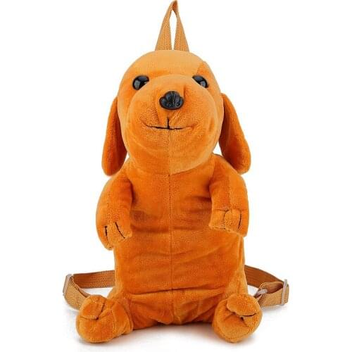 Hippo CHILDRENS School Bags 2020 New Style Cartoon Cute Puppy Plush Backpack Baby Nursery Backpack