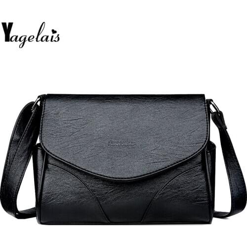 Brand Designer Ladies Messenger Bag Messenger Bag Soft PU Leather Shoulder Bag High Quality Fashion Ladies Bag Handbag