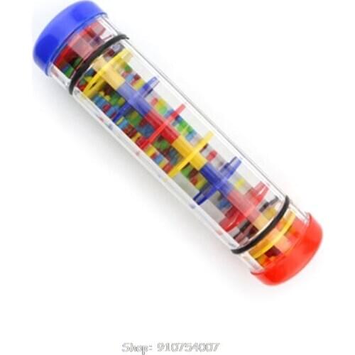 Baby Rainmaker Mini Toy - Rain Stick Musical Instrument for Babies, Toddlers and Kids - Sensory Developmental O29 20 Dropship