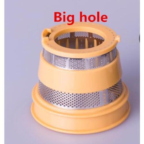 Slow juicer hurom blender spare parts,Filter net of juice extractor coarse mesh yellow ,HU-500DG,HU-100PLUS replacement parts