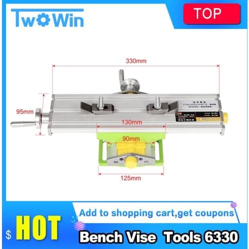 Mini Multifunctional Cross Working Table For Drilling Milling Machine Bench Vise Mechanic Tools 6330