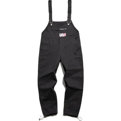 Bib mens Korean version of Slim 2021 fashion spring new couple suspenders