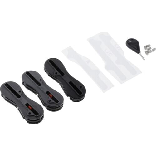 3pcs Premium Fusion 9° Fin Box Sets Surfboard Fins Surfing Plugs Adapter Base