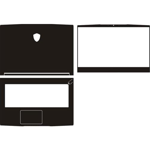 Carbon fiber Laptop Sticker Skin Decals Cover Protector for MSI Creator 15M 15.6"