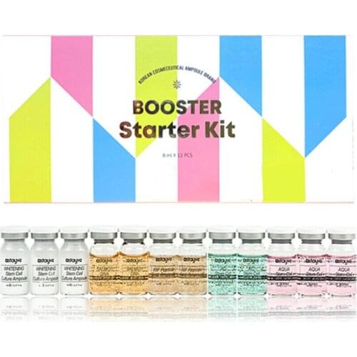 12pcs 8ml Glow BB Cream Korea Liquid Foundation Brightening And Whitening Red Blood Streak Anti-Wrinkle Stem Cell Ampoule Essenc