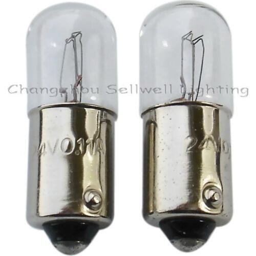 Great!miniature Lamp Bulbs Lighting Ba9s T10x28 24v 0.11a 10pcs A103