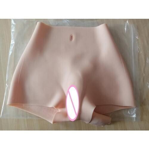 Lift Hip 6G Upgrade Silicone Realistic Vagina Panties Shemale Crossdresser Pussy Pants Transgender Artificial Sex Fake Underwear