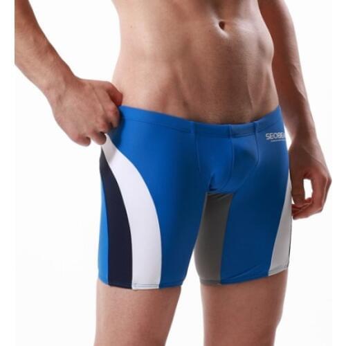 Low Rise Sexy Men Beach Shorts Swim Short Swimwear Swimming Suit Board Surf Bikini Long Boxer Trunks Bulge Man Sport GYM Wear