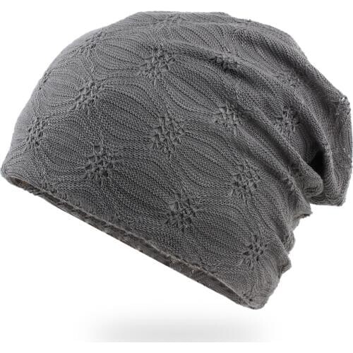 LNPBD Womens Hat for Spring and Autumn Thin Breathable Cotton Cap Gray