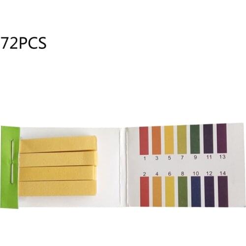 80 Pcs Multipurpose pH Test Strips Universal Full Range Litmus Paper 1-14 Acidic Alkaline Indicator Food Urine Lab Soil Tester