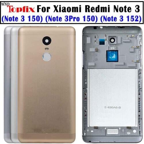 For Xiaomi Redmi Note 3 Pro 152mm Special Edition SE Rear Battery Housing Door Cover Back Case+Side Button+ Camear Lens Cover