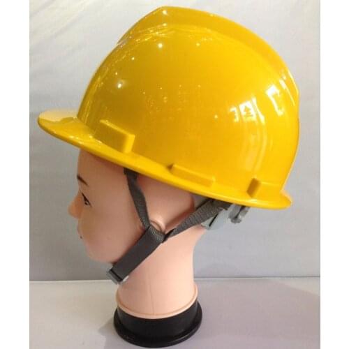 Factory supply high quality ABS anti-pressure helmet V-type helmet knob Site safety helmet Dustproof warning saftey hat for sale