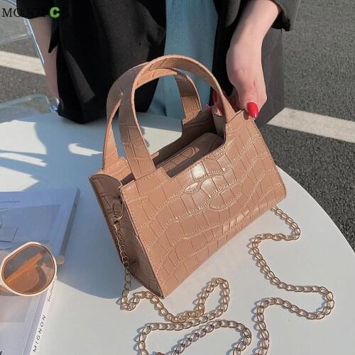 Ladies Underarm Shoulder Bags PU Leather Women Handbag Totes Exquisite Shopping Bag with Alligator Pattern Designed