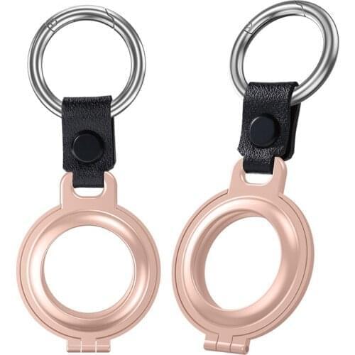 1PC Positioner Tracker Protective Shell Flying Saucer Shape Anti-lost Metal Protective Cover For Apple Airtag