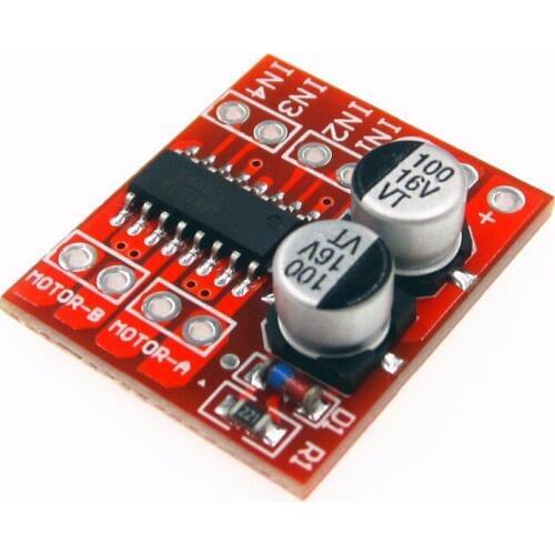 10pcs/lot 2 DC motor drive module reversing PWM speed dual H bridge stepper motor Mini victory L298N