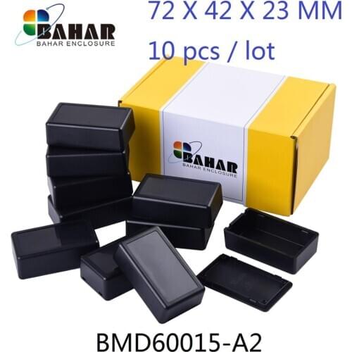 10PCS/lot 72*42*23mm PCB board housing DIY small box for electronic project ABS instrument junction outlet case