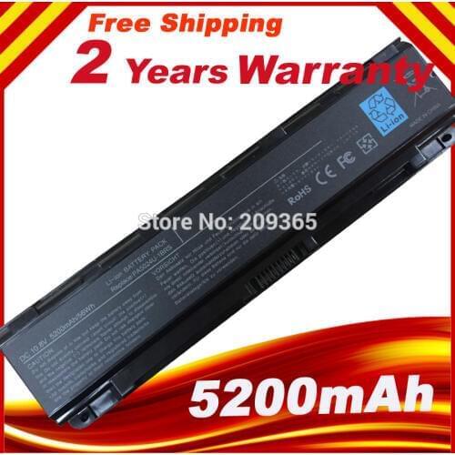 Laptop battery FOR TOSHIBA Satellite C805 C855 C870 C875 L830 L850 L855 M800 PA5024U-1BRS PA5023U-1BRS PA5025U-BR