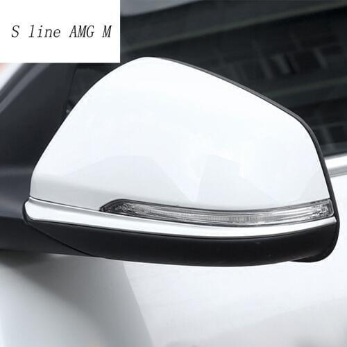 Car styling For BMW X1 F48 1 2 series Active Tourer F52 f45 f46 218i Side Rearview Mirror Trim Cover decorative auto Accessories