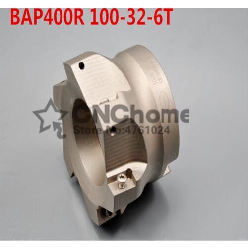 BAP400R 100-32-6T 90 Degree Right Angle Shoulder Face Mill Head,CNC Milling Cutter, For APMT1604