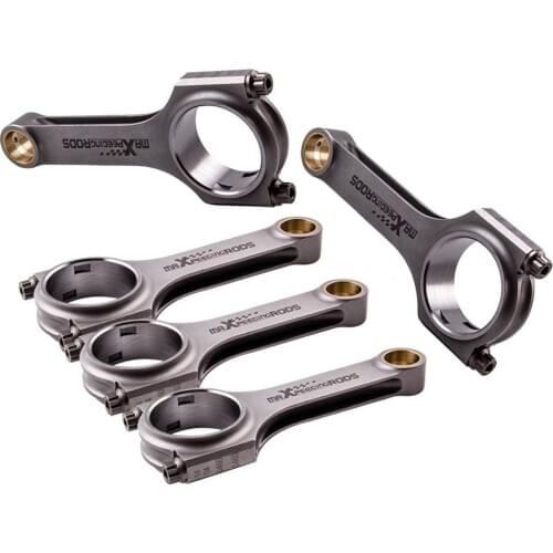 Conrod Racing Connecting Rods for Audi S2 RS2 2.2L 5cyl 20V turbo 4340 H Beam Pleuel Bielle Shot Peened Piston Pin Balanced