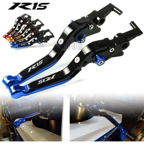 For Yamaha YZF R1S 2015-2018 2016 2017 R1 R 1 S Motorcycle CNC Aluminum Adjustable Foldable Fold Extendable Brake Clutch Levers