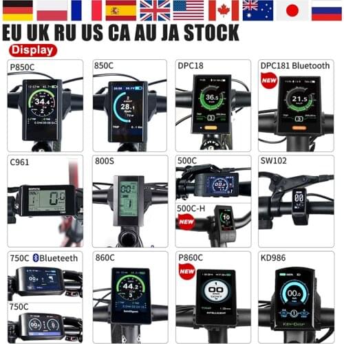 Electric Bike TFT Display DPC18 850C 500C SW102 C965 C961 750C Bluetooth for BAFANG BBS Mid Drive Motor Bicycle ebike Computer