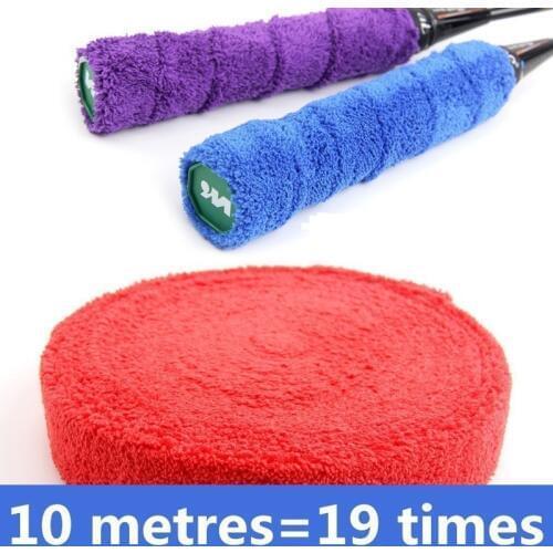 Cotton Badminton Rackets Towel Over Grips Thicken Wraps Anti-skid Sweat Absorbed Glue Taps Tennis Overgrip L2031SPD