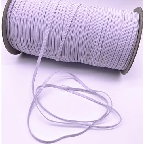 New 3-12mm 5 Yards/lot White Hight Elastic Bands Spool Sewing Band Flat Elastic Cord Diy Handmade Accessories