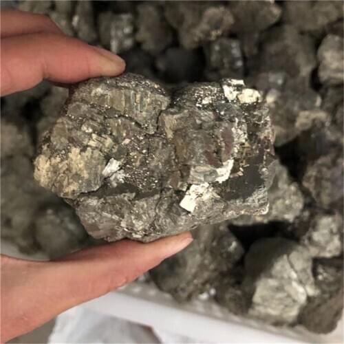 Natural gemstone pyrite rough raw stone minerals specimen for feng shui