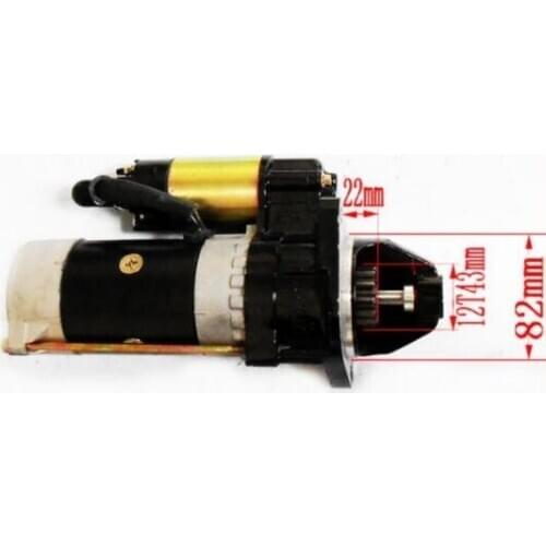 NEW HNROCK 24V 12T 4.5KW STARTER QDJ2519J-P FOR YZ495Q