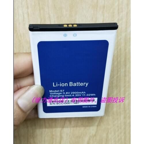 Original S7 Battery 2900mAh Replacement HOMTOM S7 Mobile Phone Battery with phone stander