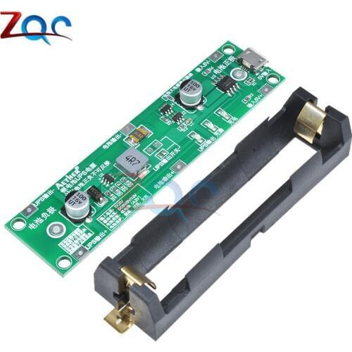 5V 18650 Lithium Battery Charging Boosting Integrated UPS Uninterrupted Power Supply Battery Board DIY Kit