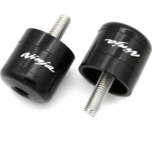 Fit For Kawasaki Ninja 125 Ninja 250R ZZR250 EX250 Ninja 250SL Ninja 300 EX300 Handlebar Grips Handle Bar End Plugs Cap Covers