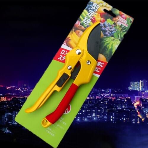 Professional Bypass Pruning Shears, Sharp SK-5 Steel Blade, Heavy Duty Garden Pruner for Trees, Shrubs, Branch, Roses