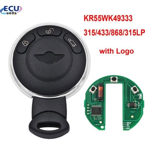 KR55WK49333 3 buttons Remote Key Car Stystem 868mhz 315mhz 433mhz For BMW Mini Cooper Remote Control Smart key