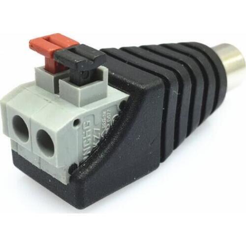 2-5pcs/lot push type RCA female socket AV audio Adapter No welding connector Output input connection