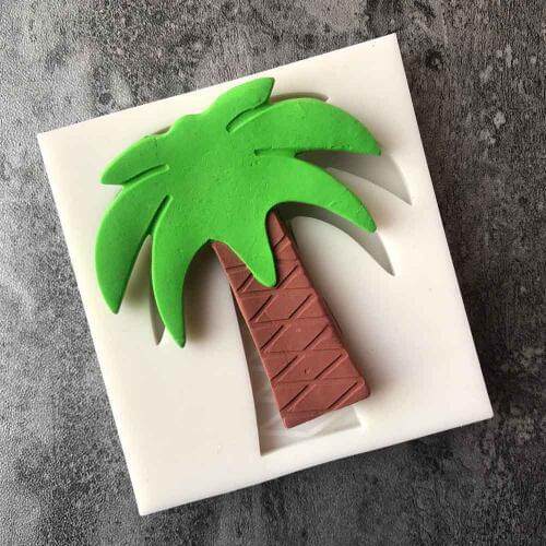 Palm Tree/Watermelon/Pineapple Silicone Mold Cake Candy Chocolate Molds Soap Embossed Decoration Pudding Mould DIY Baking Tools