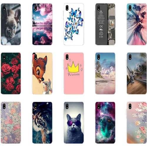 Silicon case for xiaomi redmi 7a case full protection soft tpu back cover on redmi 7A coque bumper phone hongmi 7a shell 3