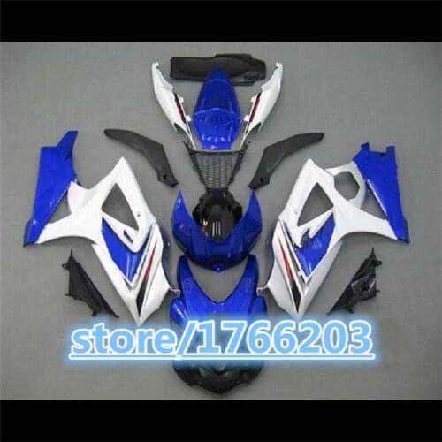 Blue white Injection Fairing Kits For Suzuki GSXR1000 K7 07-08 Year 2007 2008 GSXR-1000 K7 07 08 Suzuki GSXR 1000 K7 Fairing